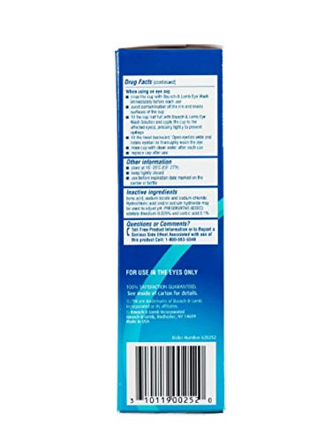 Bausch & Lomb Advanced Eye Relief Eye Wash 4 oz (Pack of 5)