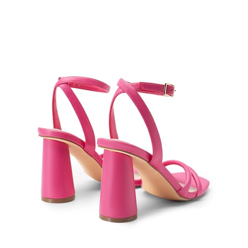 Image of DREAM PAIRS Women's Strappy Round Heels Sandals