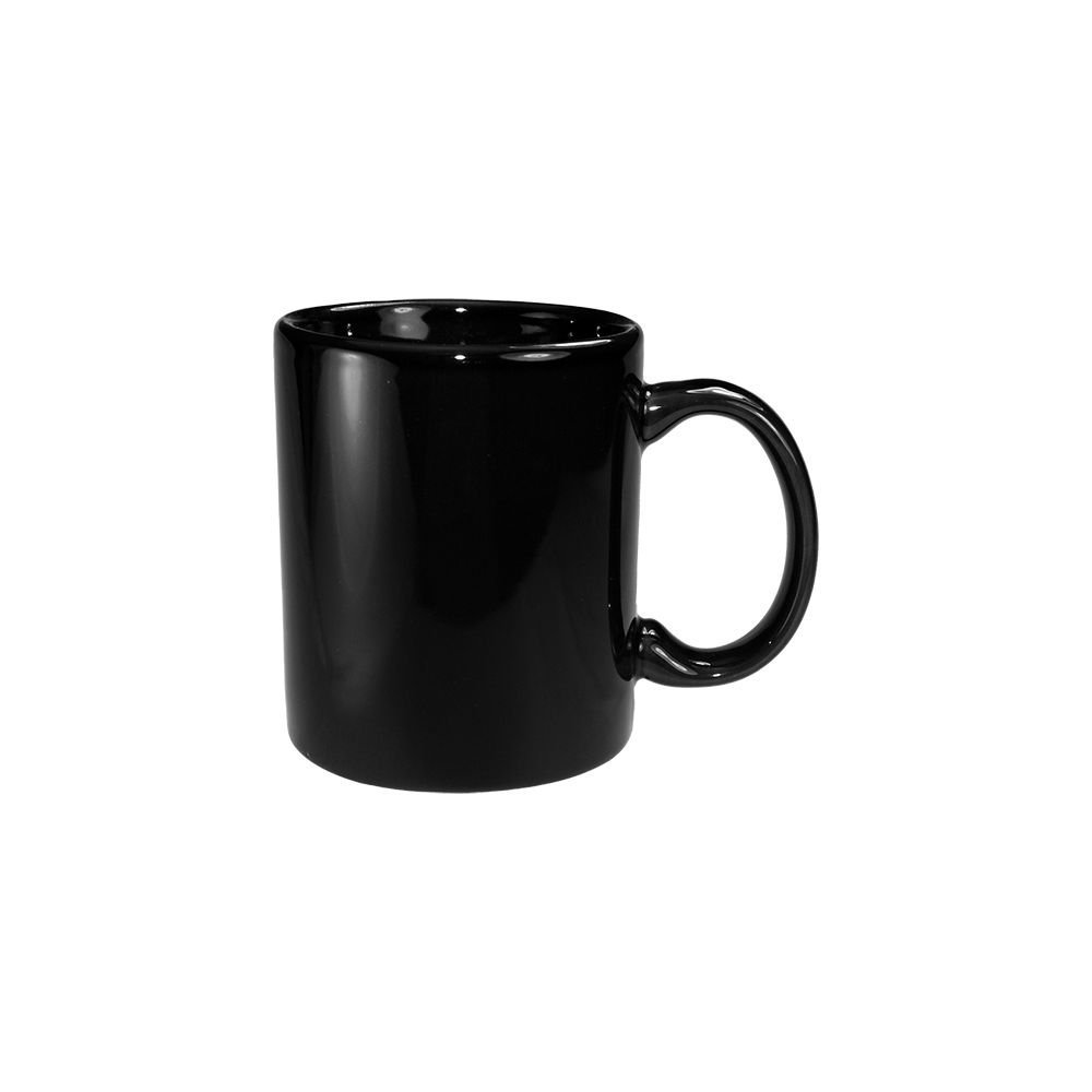 International Tableware Cancun Black 11 Oz Mug with C-Handle