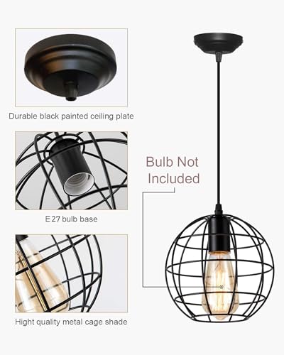 Image of Homesake Vintage Edison Filament Hanging Classic Sphere, E27 Hanging Light