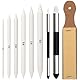 Nogeqi 9 Stück Papierwischer Set, Papierwischer zum Zeichnen, Blending Stump Radiergummi Stift Skizzen Schwamm Radierstift Papier Malerei für Kunst, Skizze, Zeichnen, Künstler