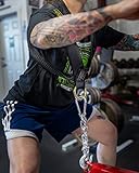 LiftingLarge Spud Inc Adjustable Front Squat Harness - Use on Belt Squat Machine Or Low Econo Pulley (2XL 350lbs BWT+)