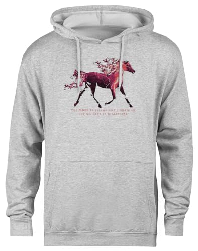 Lightning Horse pull à capuche gris oubliez le froid grâce à ce cocon de douceur