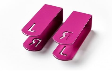 MXM Pair of Radiography Clip Markers L and R, AP & PA For Radiographers LILAC PURPLE