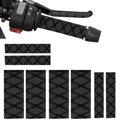 IKOPFLN Poignée Moto, poignee Moto, Universel poignée Moto Cross, Protège-poignée antidérapant