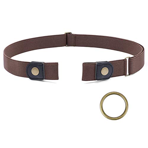 No Buckle Belt, JASGOOD Buckle Free Stretch Belt for Women and Men Jeans