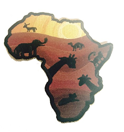 Into To Africa Wild Animals - Novelty Iron On Patch Applique #TOP30