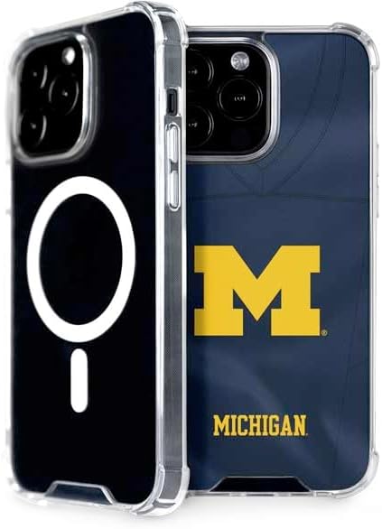 Skinit Phone Case Compatible with MagSafe iPhone 14 Pro Max - Officially Licensed University of Michigan M Logo Design
