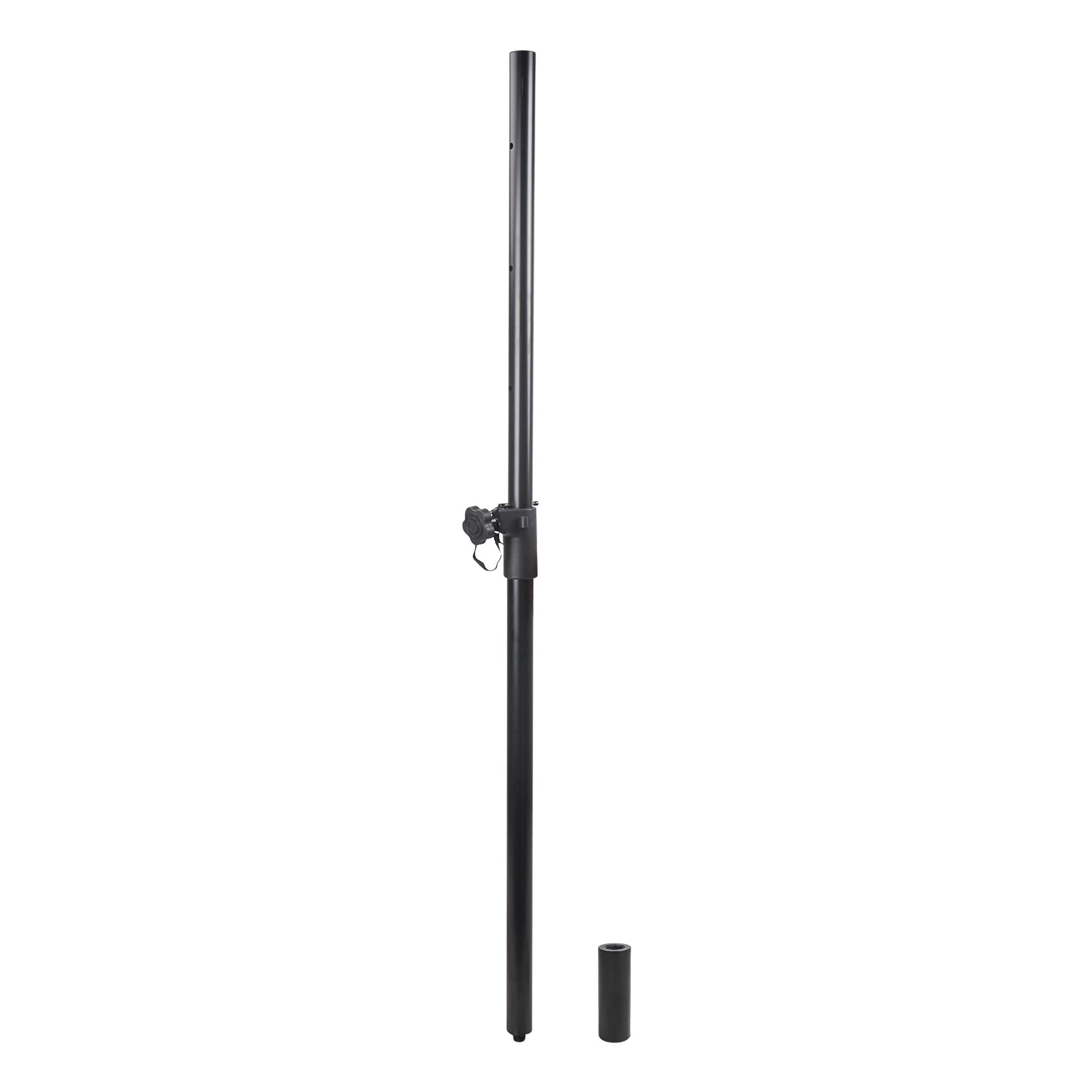 2-Pack Adjustable Speaker Poles - Fits M20 Thread & 35mm Mounts, 30-48 Inch Height