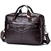 SPAHER Sacoche Ordinateur Homme Cuir Cartable Homme Cadeau Homme 15.6 Pouces Porte Document Homme Cuir Sac à Main Sac Bandoulière Homme Sacoche Affaire Homme Serviette Business Homme