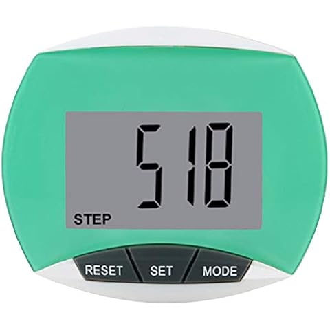 Yunobi Digital Pedometer - Digital LCD Display Walking Step Pedometer Multi-functional Calorie Counter Belt Clip Fitness Equipment Exercise Accessory Cover