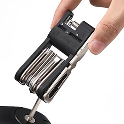 Herramientas de reparación para ciclismo, herramientas de reparación de acero 18 en 1, juego de accesorios de herramientas de ciclismo, herramienta de corte de cadena, imprescindible para ciclistas