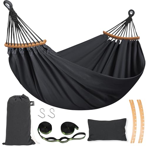 Image of SUNCREAT Hammocks Outdoor Portable Tree Hammock for Outside, Dark Gray
