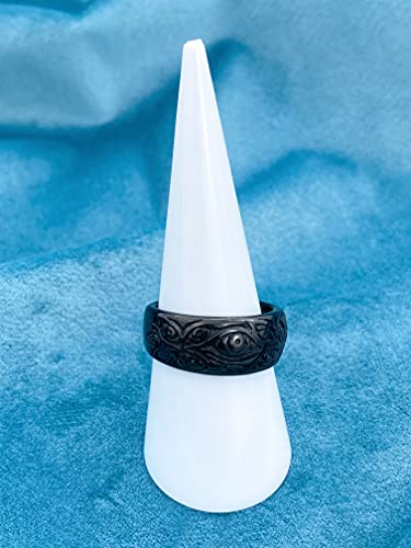 Gothic Evil Eye Ring Black Demon Eyes Band Rings Jewelry Fashion Punk Accessories For Men&Women4