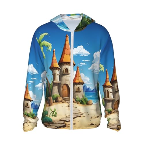 Veste légère UPF 50+ homme et femme avec capuche pour la plage
