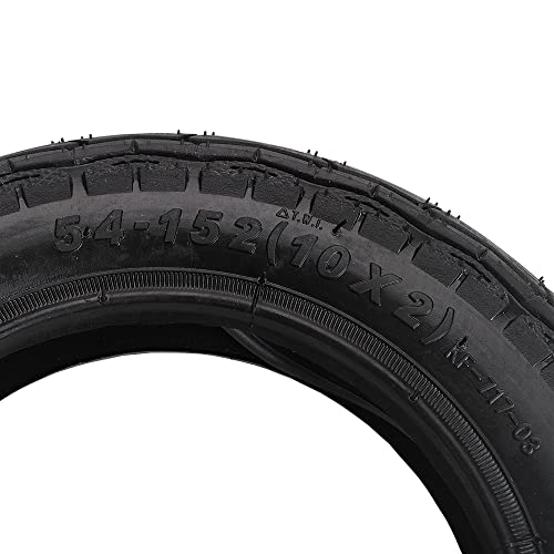 Small Electric Scooter 54-152 10x2 10" Tyre Tire + Tube with Angled Stem for Smart Self Balancing 2-wheel Scooter Folding Electric Bicycle