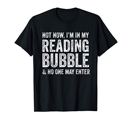 In My Reading Bubble Funny Book Lover Camiseta