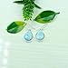 Natural Top Quality Larimar Gemstone 925 Sterling Silver Blue Stone Handmade Dangle Earrings Jewelry Gift for Her