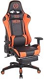 CARACTERÍSTICAS: La silla gamer Turbo tiene un reposapiés extensible, por lo que se puede quedar escondido debajo de la silla cuando no se necesita. El asiento de la silla es giratorio, en la parte de abajo del asiento tiene una manivela que permite ajustar la altura del mismo. El respaldo cuenta con un mecanismo de balanceo, esto es un plus de confort.