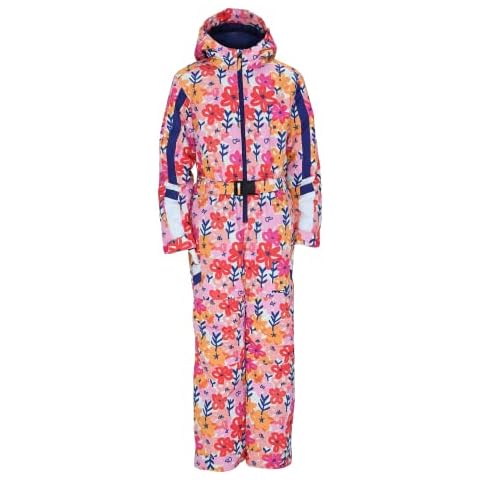 Arctix Girls' Floral Print Snowsuit Cover