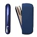 Produktbild YiTenn Schutzhülle mit Seitendeckel Case Hülle Set für IQOS 3/3 Duo, Silikon+ ABS Plastic Zubehör (Blau)