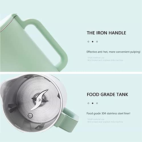 THREMA Nut Milk Maker Machine, 120W 350ml Portable Soy Milk Machine, High-Speed Countertop Blender with 6 Functions, Free Filtering, Self Cleaning, for Shakes, Nut Butters, Soups - Image 5