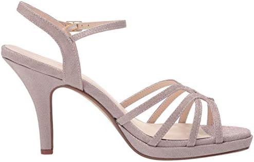 Touch Ups Women's Mae Heeled Sandal, Champagne, 8.5 Wide | Image 5