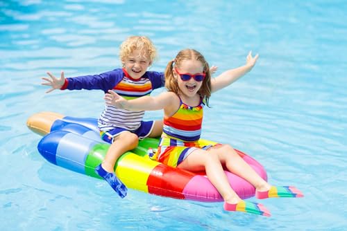Image of Kids Swim Fins,Short Youth Fins Swimming Flippers,Swim Training Fins for Lap Swimming,for Children Girls Boys Beginners