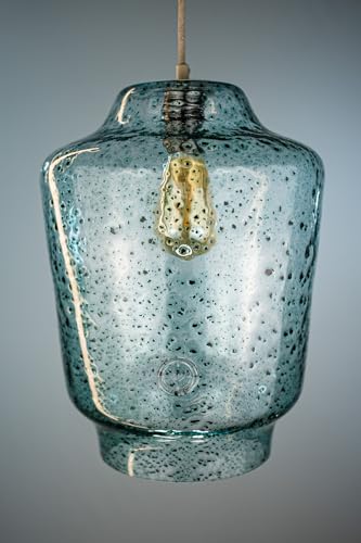 Pendentif lampe BEE turquoise idéal pour illuminer votre salon