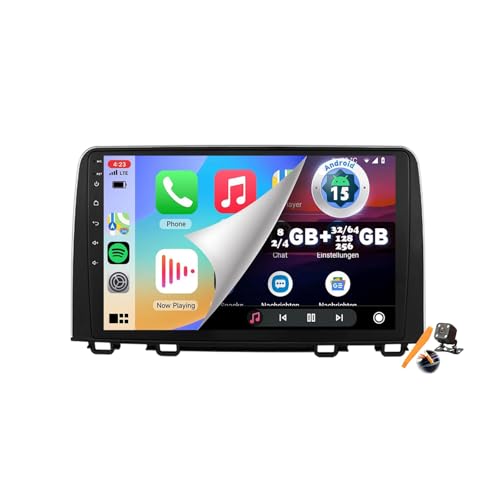 Radio de coche 2 DIN Android 15.0 de 10'' para CRV 2017-2021, ideal para viajes