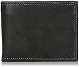Buxton Men's Hunt Convertible Billfold Wallet, Black, One Size