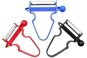 Kitchen Food Peeler, Vegetable Peeler, Stainless Steel Blades with Non-Slip Handles Peeler...