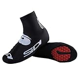 1 Par De Bicicletas Cubrezapatos La Bici del Camino del Dedo del Pie Zapatos De Cremallera Invierno Ciclismo Cubiertas Cubiertas Deportes Aire Libre a Prueba De Viento Cálido Botines