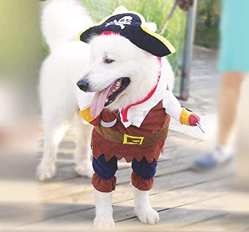 Disfraz de Pirata para Perro Tamaño X-Small miniatura 2