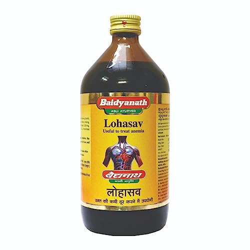 Baidyanath Asli Ayurved Lohasav - 450 ml - Ayurvedic Syrup for Anaemia & Digestive Support