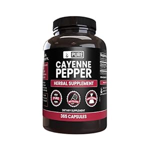 Pure Original Ingredients Cayenne Pepper (365 Capsules) No Magnesium Or Rice Fillers, Pure, Lab Verified