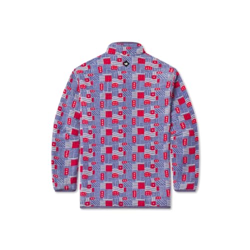 Image of Southern Marsh Star-Spangled Fleece Pullover