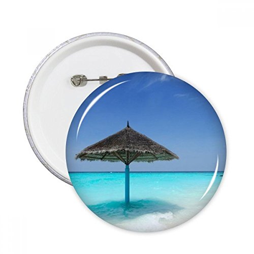 Pins badge bouton ocean beach arbre vert cadeau original multicolore
