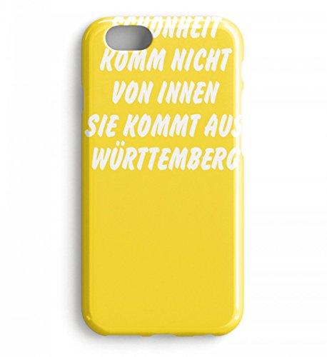 Casque iPhone 8 Plus jaune de Württemberg protégeant votre mobile avec style