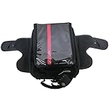 KUSHITANI クシタニ K3606 UFタンクバッグ 3リットル ナイロン製 ブラック H50×W205×D290mm 吸盤取り付け レインカバー付き