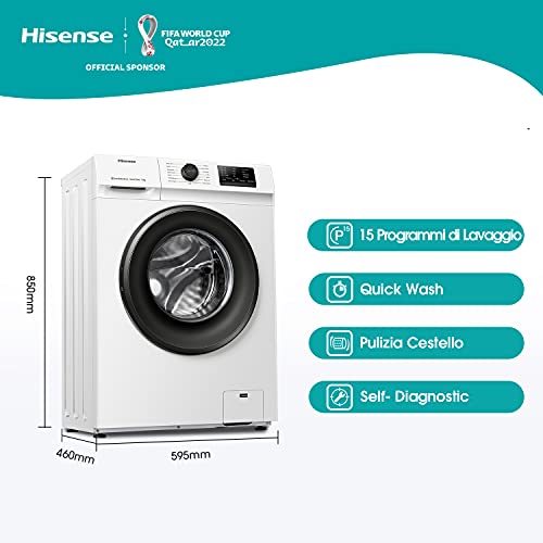 Hisense-WFVC6010E-Lavadora-Carga-Frontal-6-Kg-1000-rpm-15-Programas-Control-de-balanceo-inteligente-del-tambor-Display-LED-Programa-rapido-Bloqueo-Infantil
