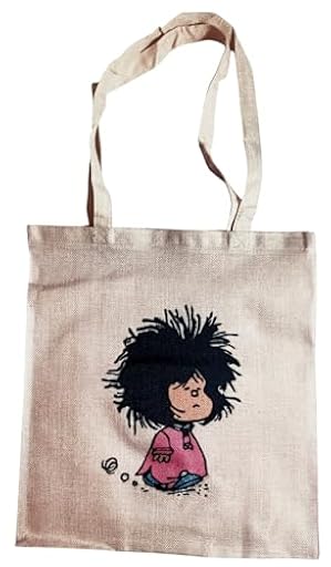 DrMugCollection Bolso Mafalda Sleep-Tote bag ecológica, resistente y ligera, asas largas reforzadas, ideal para compras y uso diario | Ya disponible en tu tienda friki favorita! En mundofriki.es!