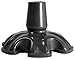 Essential Medical Supply Super Big Foot Cane Tip, Black