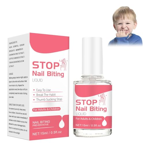 DMQ Stop Biting Nail Polish - Clear Varnish