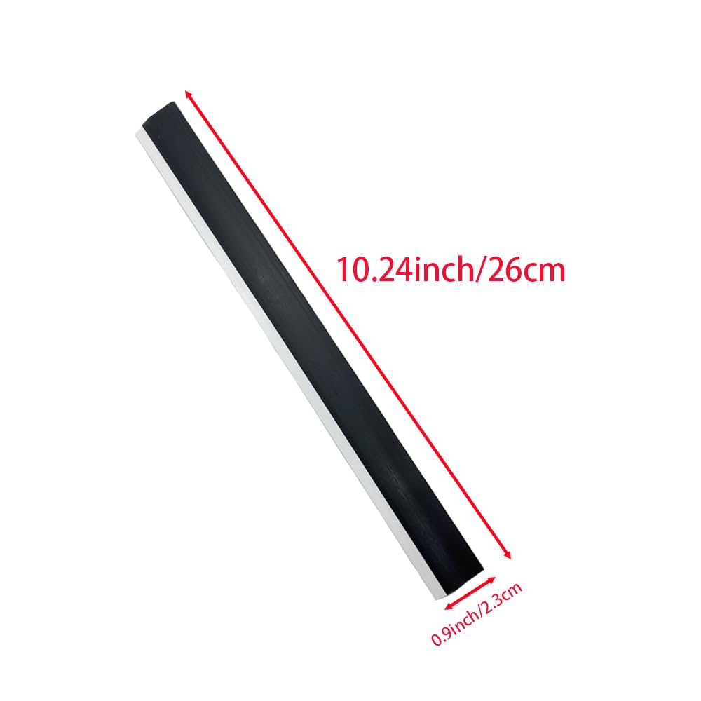 6 Pcs Dustpan Edge Replacement, 26cm Garbage Shovel Rubber Lip Strip for Dustpan