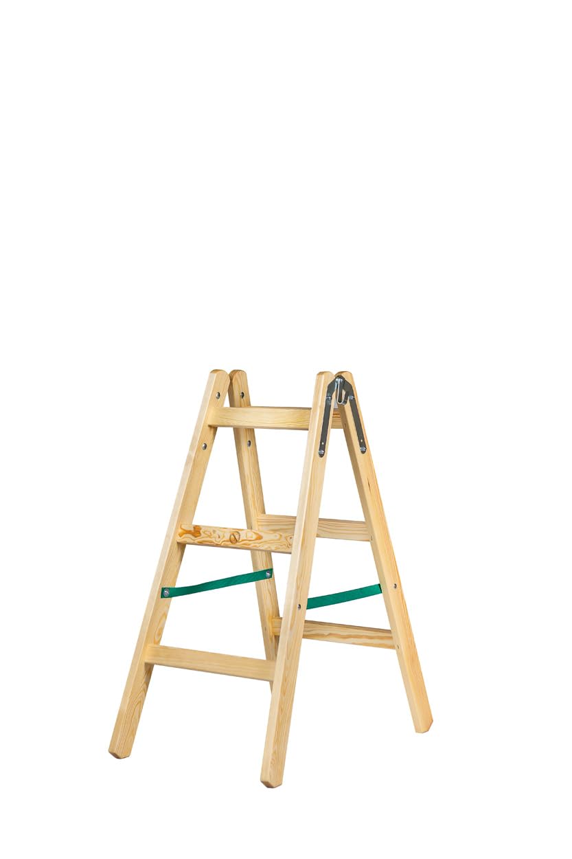 2x3 Stufen 95 cm Leiter Doppelstufenleiter Malerleiter Elektrikerleiter Stehleiter Holzleiter