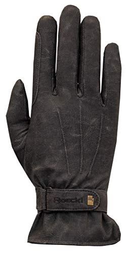 Roeckl Sports Winter Handschuh -Wago- Unisex Reithandschuh, Schwarz Stonewashed, 7,5 Cover