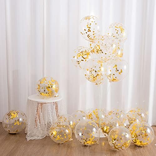 Gold Table Confetti, 5000 Pcs Round Tissue Confetti Birthday Confetti 3.5 oz Gold Confetti Round for Balloon Wedding Birthday Party Decoration, 1.5cm
