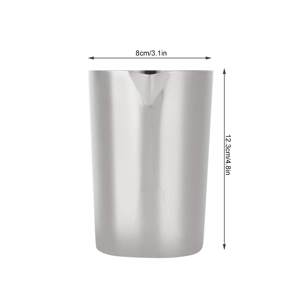 500ml Cocktail Mixing Glass,Bicchiere da Miscelazione in Acciaio Inox, Shaker da Cocktail, Miscelatore Per Bevande, Per Barista Strumenti Fai-da-te, Shaker da Bar Pro Boston Shaker Set Per Bar