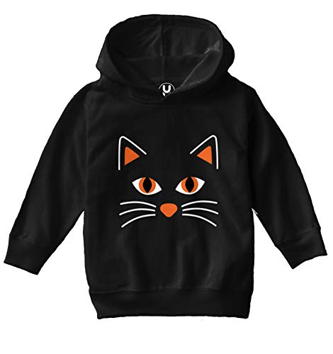 Cat Face - Kitten Whiskers Cute Toddler/Youth Fleece Hoodie - Main Image